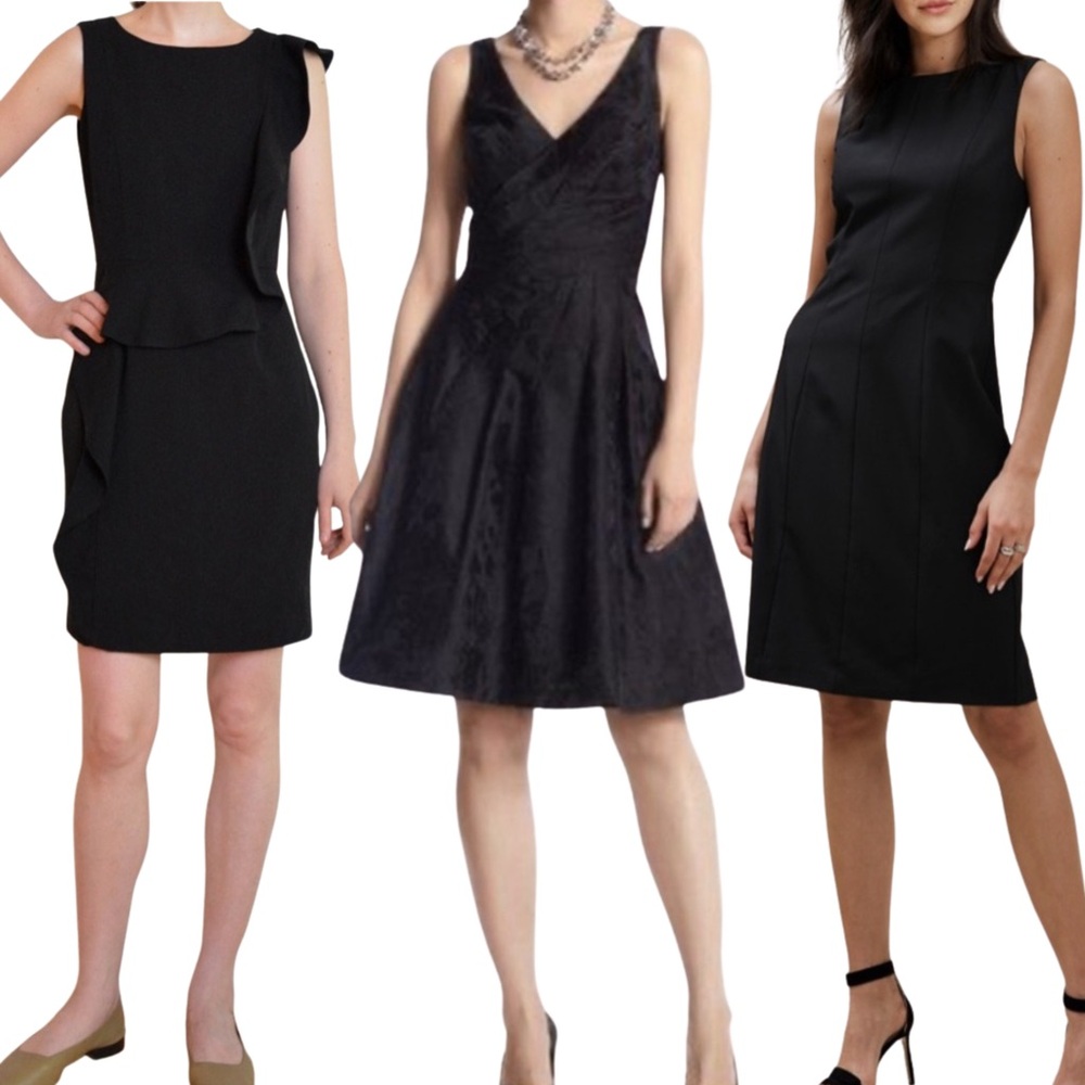 Size 4 Dress Bundle of 3 Banana Republic, Calvin Klein, WHBM dresses